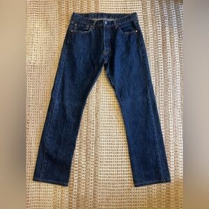 Levi's 501 Straight-Leg Button Fly 100% Cotton Jeans
